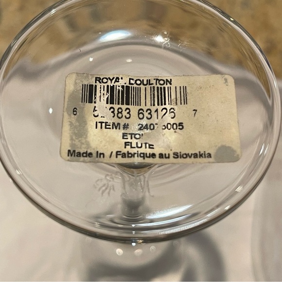 Royal Doulton Champagne glasses - set of 4 - Picture 4 of 7